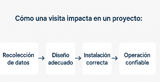 CÓMO UNA VISITA IMPACTA EN UN PROYECTO