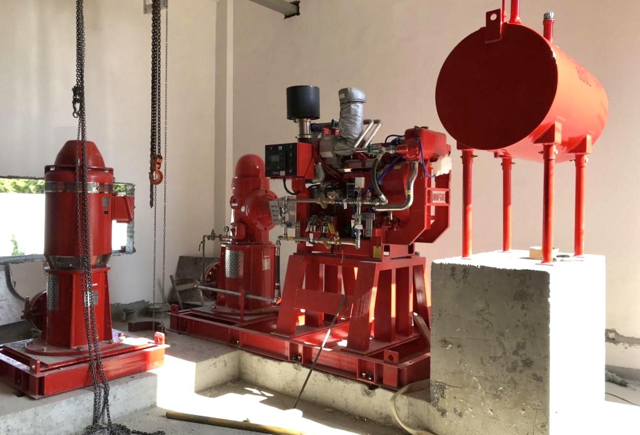 Bomba contra incendio turbina vertical  listada UL aprovada FM